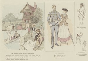 Illustrazione per La Vie De Londres di Mars da Maurice Charles Mathieu Bonvoisin