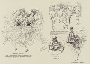 Illustrazione per La Vie De Londres di Mars da Maurice Charles Mathieu Bonvoisin