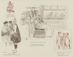 Illustrazione per La Vie De Londres di Mars da Maurice Charles Mathieu Bonvoisin