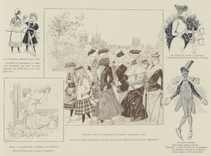 Illustrazione per La Vie De Londres di Mars da Maurice Charles Mathieu Bonvoisin