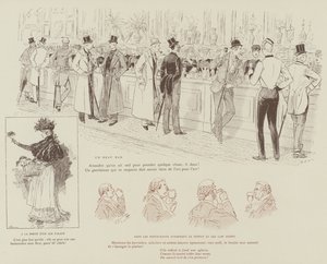 Illustrazione per La Vie De Londres di Mars da Maurice Charles Mathieu Bonvoisin