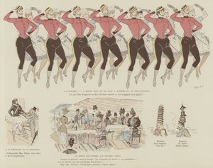 Illustrazione per La Vie De Londres di Mars da Maurice Charles Mathieu Bonvoisin