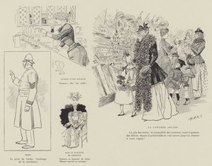 Illustrazione per La Vie De Londres di Mars da Maurice Charles Mathieu Bonvoisin
