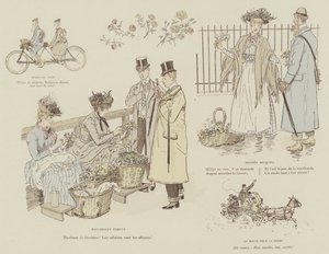 Illustrazione per La Vie De Londres di Mars da Maurice Charles Mathieu Bonvoisin