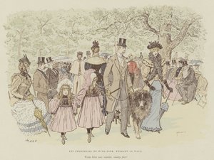 Illustrazione per La Vie De Londres di Mars da Maurice Charles Mathieu Bonvoisin