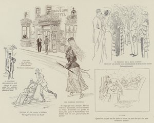 Illustrazione per La Vie De Londres di Mars da Maurice Charles Mathieu Bonvoisin