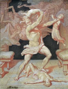 Ercole reso folle da Era massacra i suoi figli da Maurice De Vaines