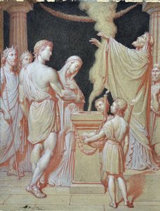 Il matrimonio di Ercole (disegno) da Maurice De Vaines