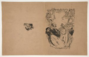 I venditori di pensieri (prova per copertina) da Maurice Delcourt