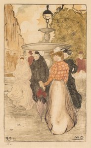 Place Saint Georges, 1899 da Maurice Delcourt