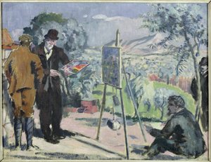 Una visita alla casa di Cézanne ad Aix da Maurice Denis