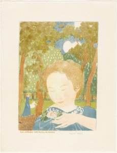Gli atteggiamenti sono facili e casti, tavola due da Amore da Maurice Denis