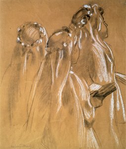 Ragazze con le ghirlande, 1905-1906