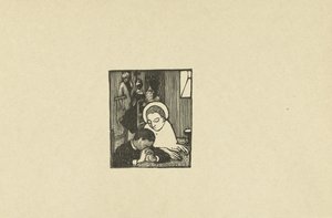 Illustrazione per una poesia nella raccolta di poesie Sagesse di Paul Verlaine da Maurice Denis