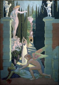 La storia di Psiche (Pannello 4: la vendetta di Venere). Dipinto di Maurice Denis