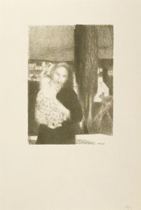 Madre e bambino sotto un cipresso da Maurice Denis