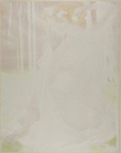 Ninfa incoronata di margherite da Maurice Denis