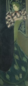 Ritratto di Madame Ranson in verde, 1893 da Maurice Denis