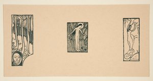 Foglio di xilografie da L da Maurice Denis