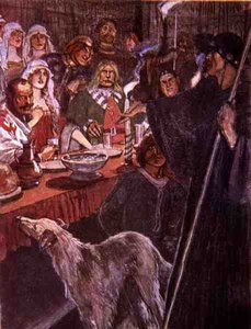 "Secondo a nessuno" disse il pellegrino che stava abbastanza vicino per sentire, illustrazione da 