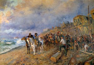 Il Primo Console Napoleone Bonaparte visita l