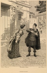 Anfitrione di Moliere da Maurice Leloir