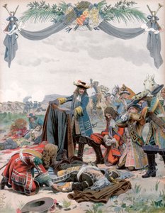Morte di Henri, Visconte di Turenne, soldato francese, 1675 da Maurice Leloir