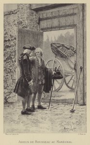Addio di Rousseau al Maresciallo da Maurice Leloir