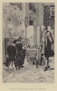 Grimm e Rousseau a casa di Madame d