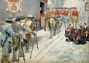 Storia di Francia: Nel 1642, il Cardinale Richelieu da Maurice Leloir