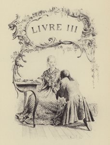 Illustrazione per il Libro III di Les Confessions di Jean-Jacques Rousseau