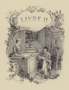 Illustrazione per il Libro II di Les Confessions de Jean-Jacques Rousseau da Maurice Leloir