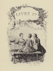 Illustrazione per il Libro IV di Les Confessions de Jean-Jacques Rousseau