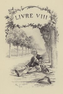Illustrazione per il Libro VIII delle Confessioni di Jean-Jacques Rousseau