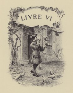 Illustrazione per il Libro VI delle Confessioni di Jean-Jacques Rousseau