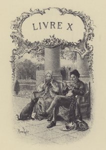 Illustrazione per il Libro X di Les Confessions di Jean-Jacques Rousseau