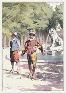Illustrazione per Gil Blas da Maurice Leloir