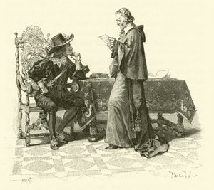 Illustrazione per I tre moschettieri da Maurice Leloir