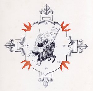 Illustrazione per I tre moschettieri da Maurice Leloir