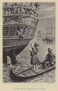Jean-Jacques Rousseau a Venezia da Maurice Leloir