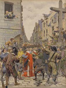 Giornata delle Barricate, Mathieu Molé alla Croix du Trahoir da Maurice Leloir