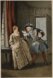 Manon e suo fratello (Histoire de Manon Lescaut et du chevalier Des Grieux) da Maurice Leloir