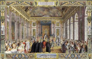 Riparazione fatta a Luigi XIV, noto come il Re Sole da Maurice Leloir