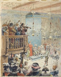 Richelieu a un ballo, c. 1900 da Maurice Leloir