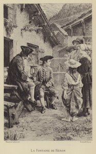 La fontana di Eroe da Maurice Leloir
