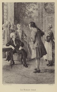 Il nastro rubato (incisione) da Maurice Leloir