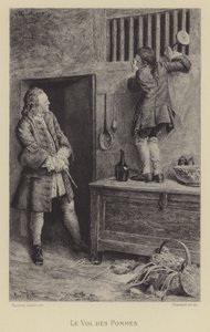 Il furto delle mele da Maurice Leloir
