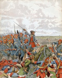 Guerra di successione spagnola: la battaglia di Denain, 24 luglio da Maurice Leloir