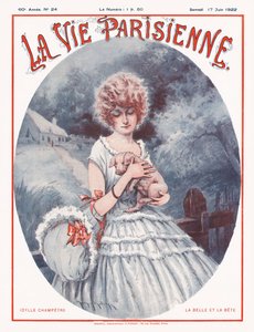 Copertina della rivista La Vie Parisienne, 1922 da Maurice Millière