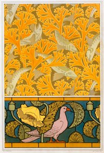 Progetti per carta da parati e vetro colorato, pub. 1897